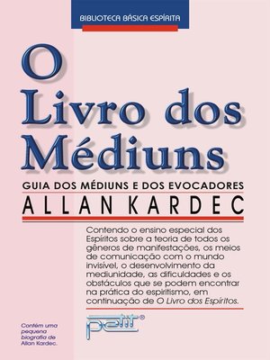 cover image of O Livro dos Médiuns